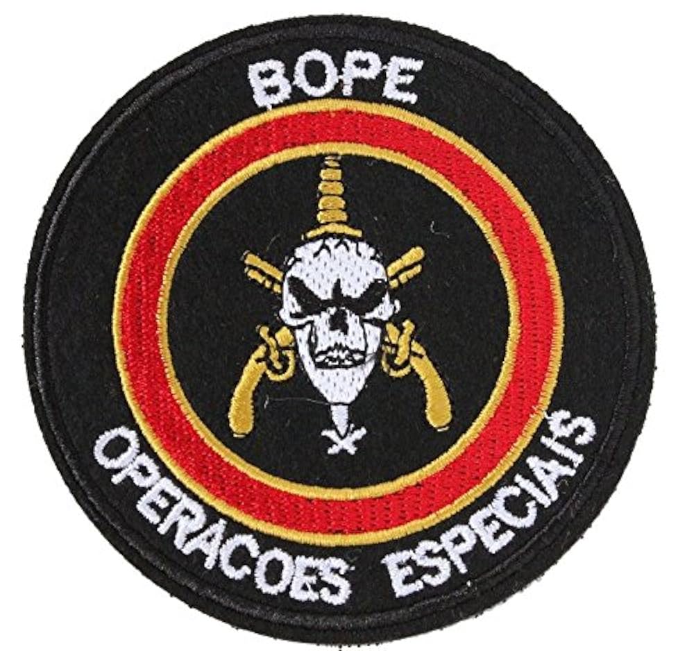 Amazon | ブラジル 特殊部隊 BOPE ベルクロ ワッペン 特殊警察